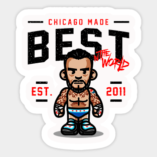 CM Punk  Revolutionary Sticker